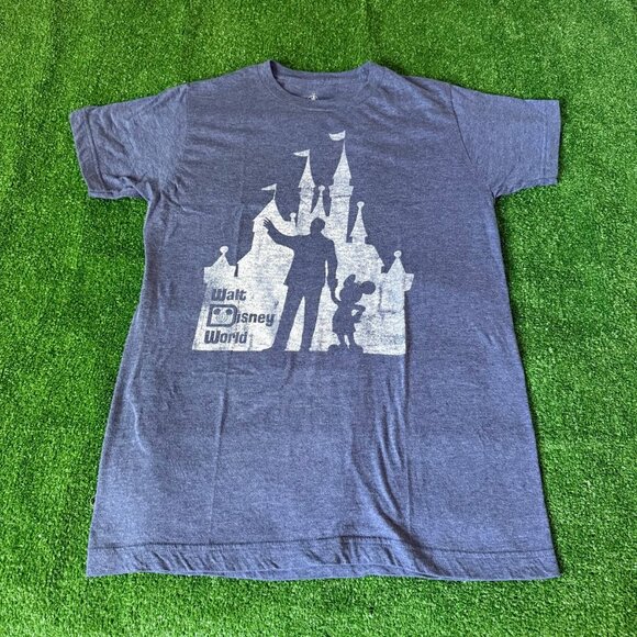 Walt Disney World Magic Kingdom Castle Short Sleeve Crew Neck T-Shirt Size S - Picture 1 of 13